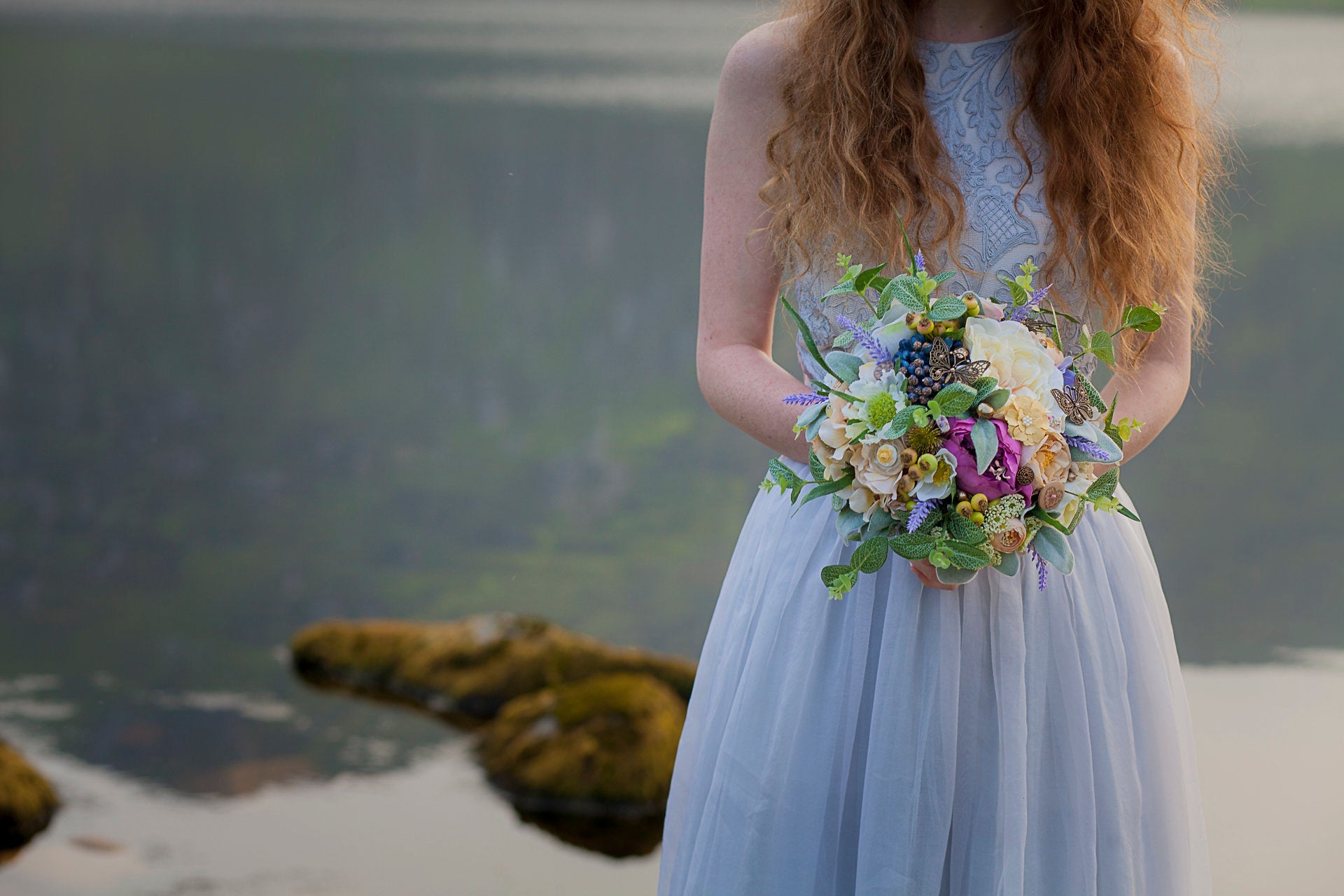 Heirloom Wedding Bouquet Couture de Fleur