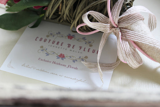 Heirloom Wedding Bouquet Couture de Fleur