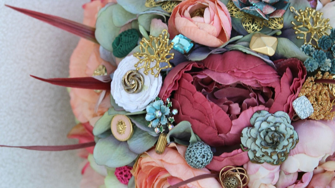 Heirloom Wedding Bouquet Couture de Fleur
