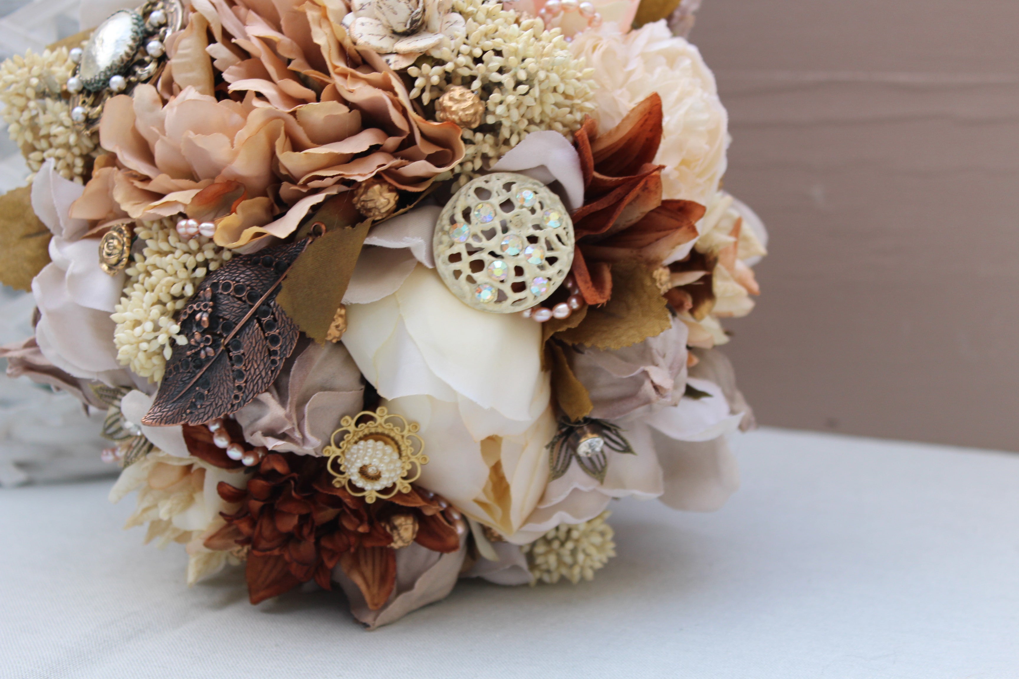 Heirloom Wedding Bouquet Couture de Fleur
