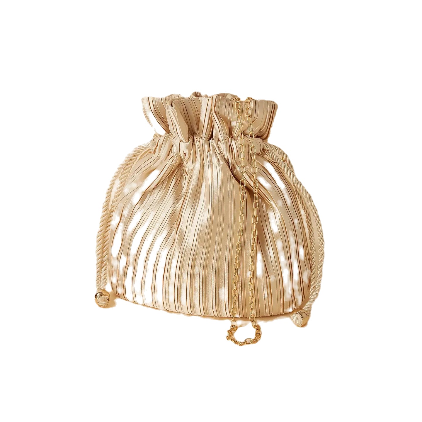 Gold Satin Pouch image 2