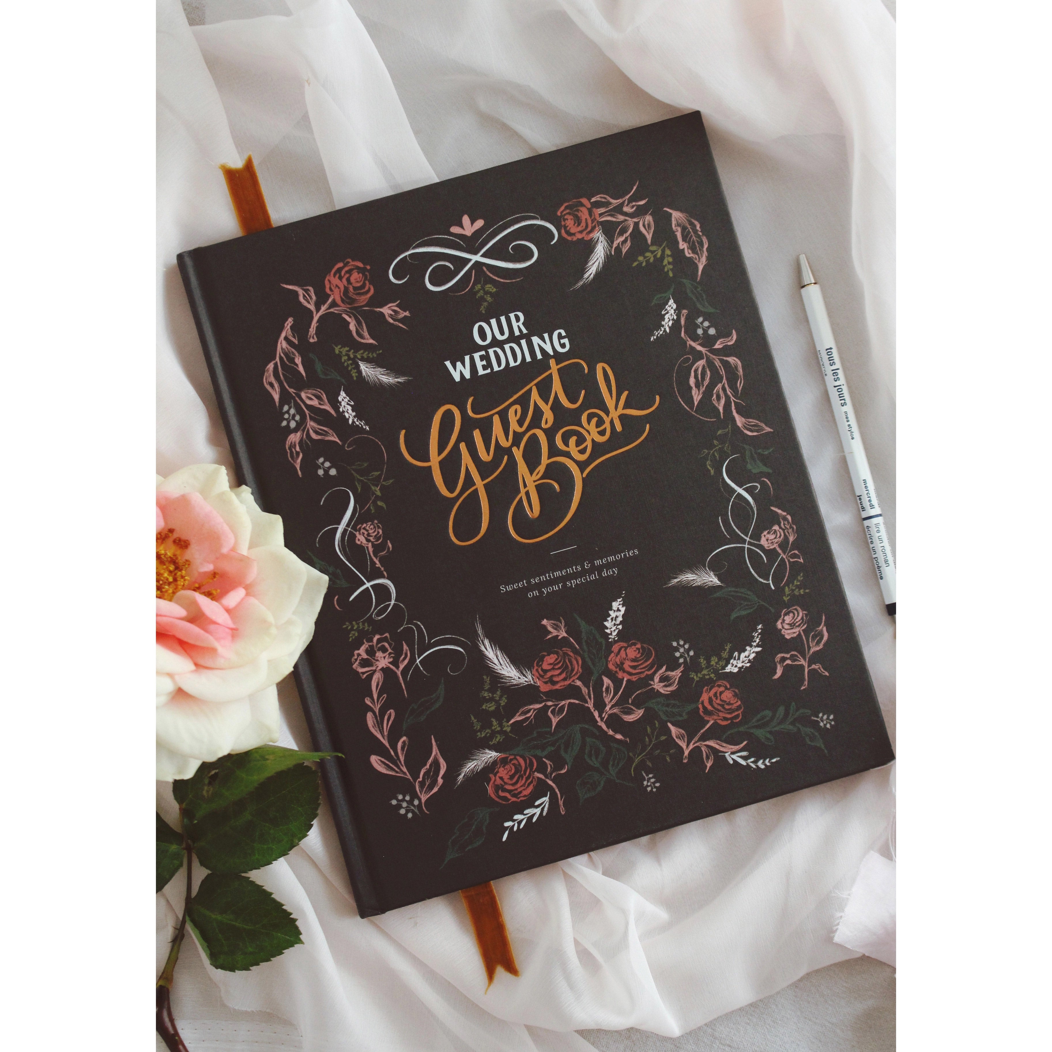 Wedding Guest Book - Dark Cover image 0