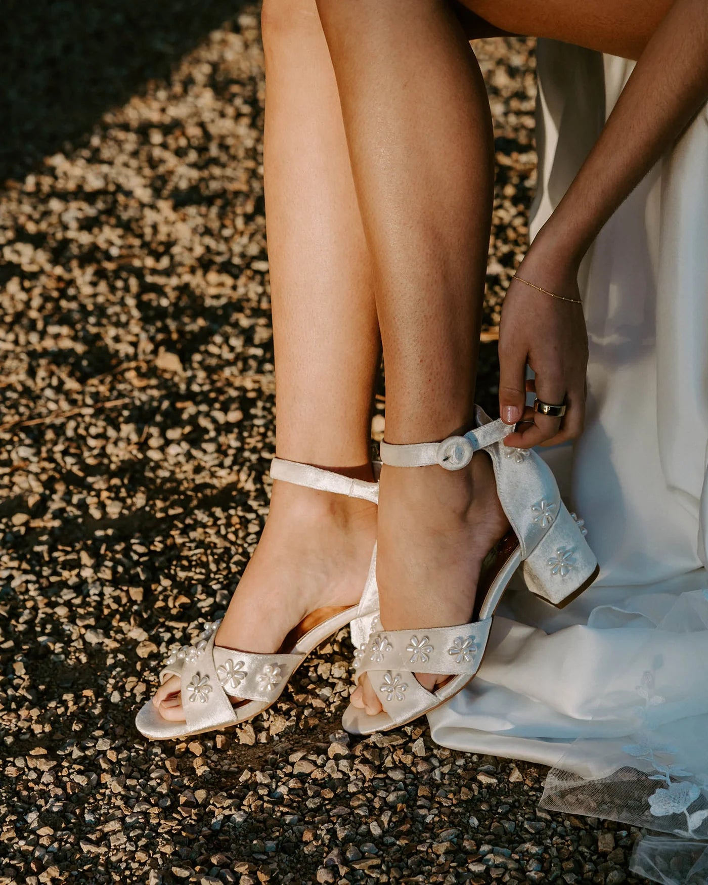 Daisy Heels - Ivory image 1