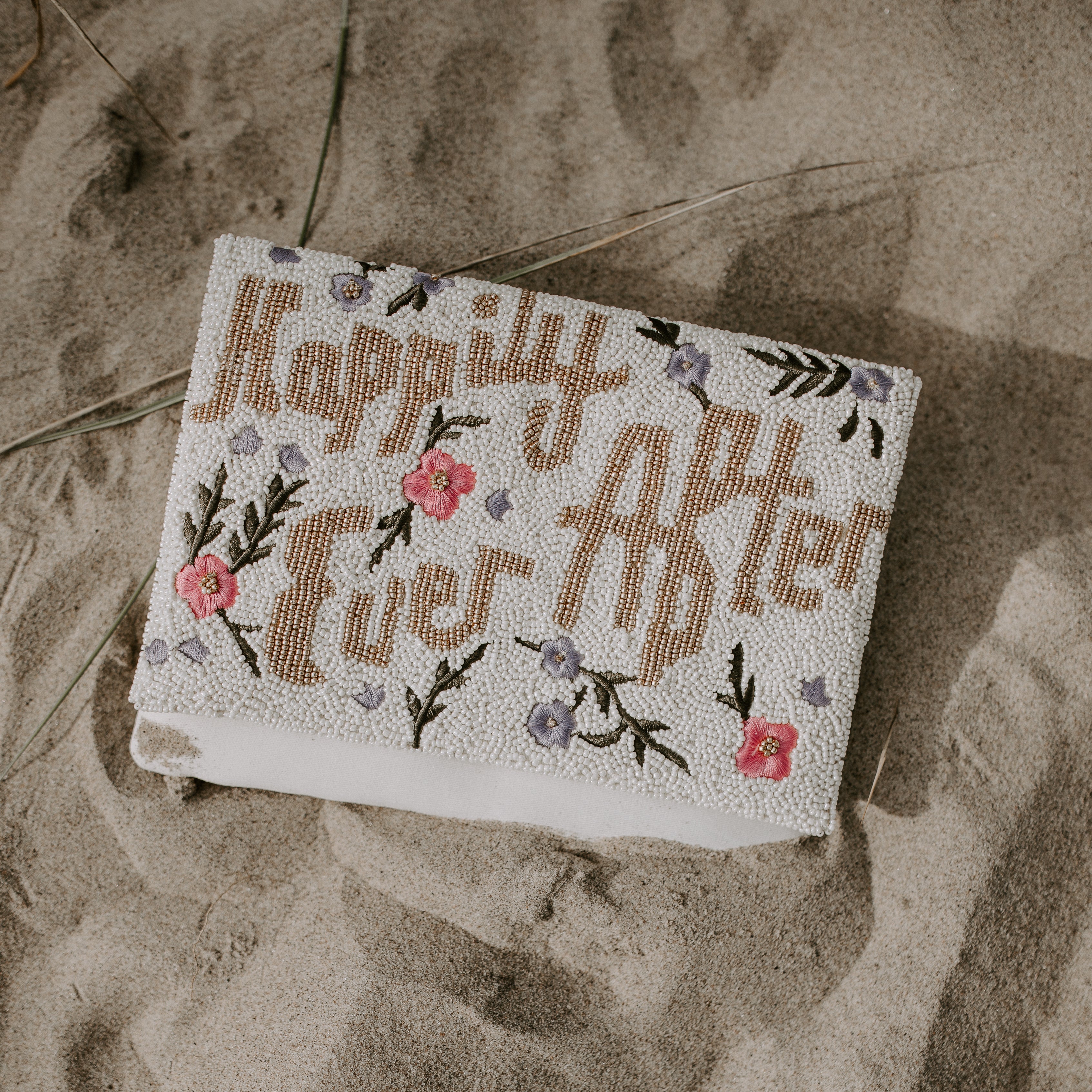 Happily Ever After Wedding Clutch Bag, a unique and stylish accessory for the modern bride. Makes a perfect gift for the bride to be