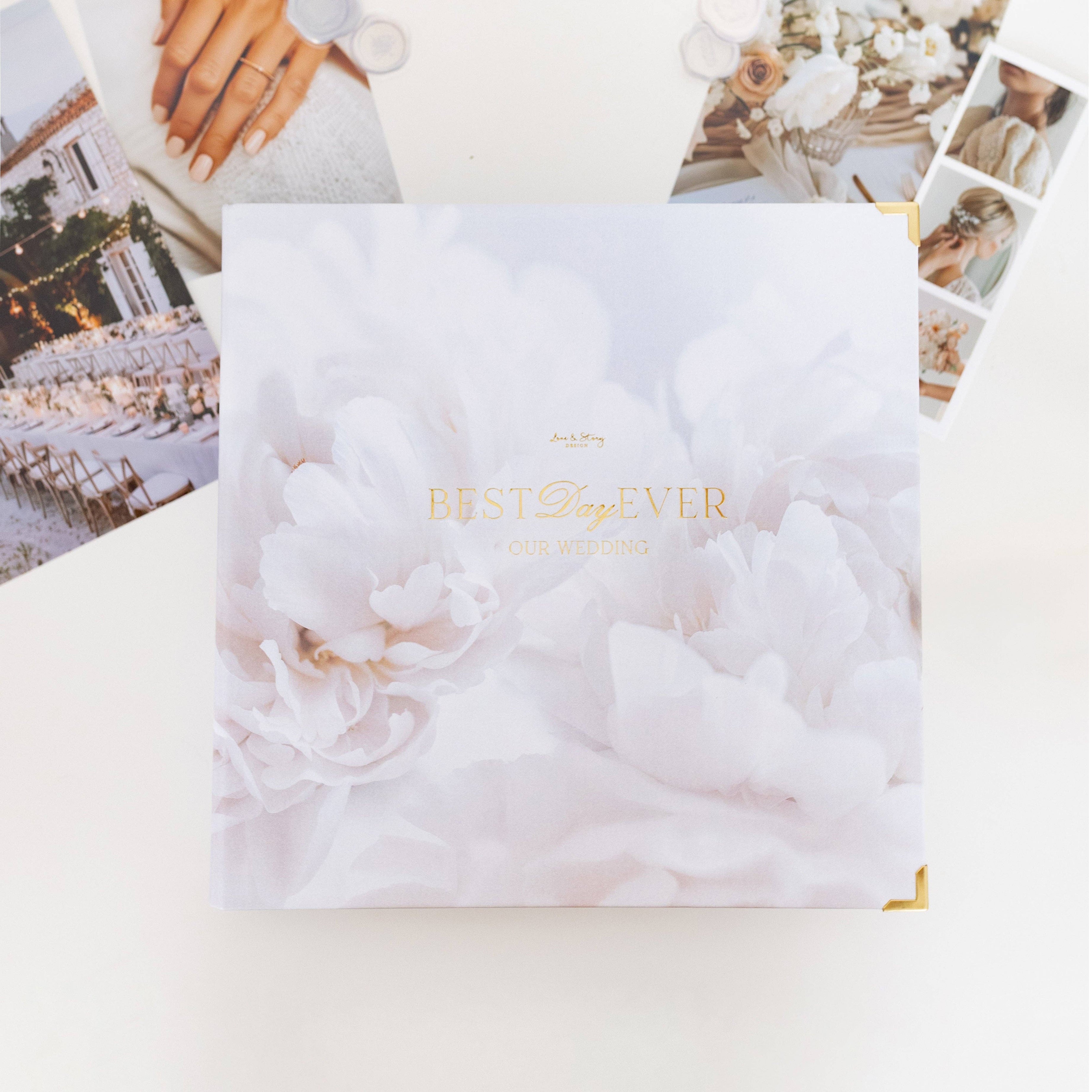 Photo Album White Peony