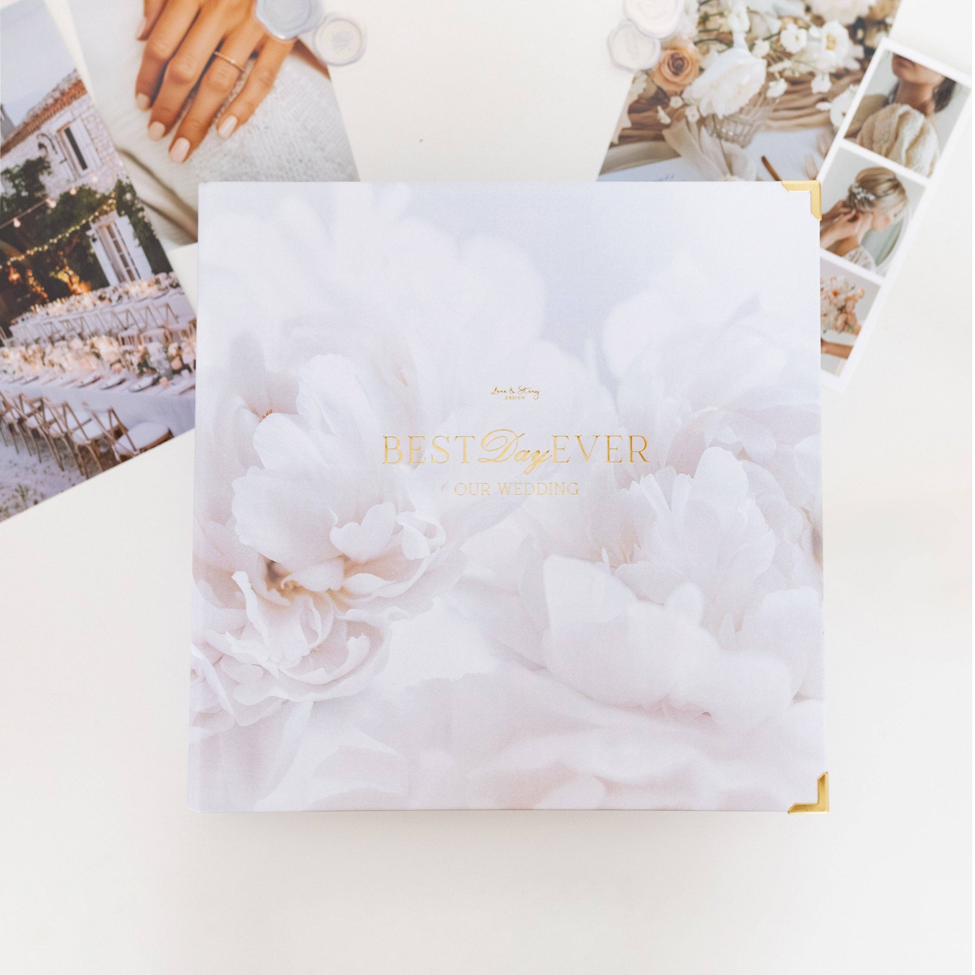 Photo Album White Peony
