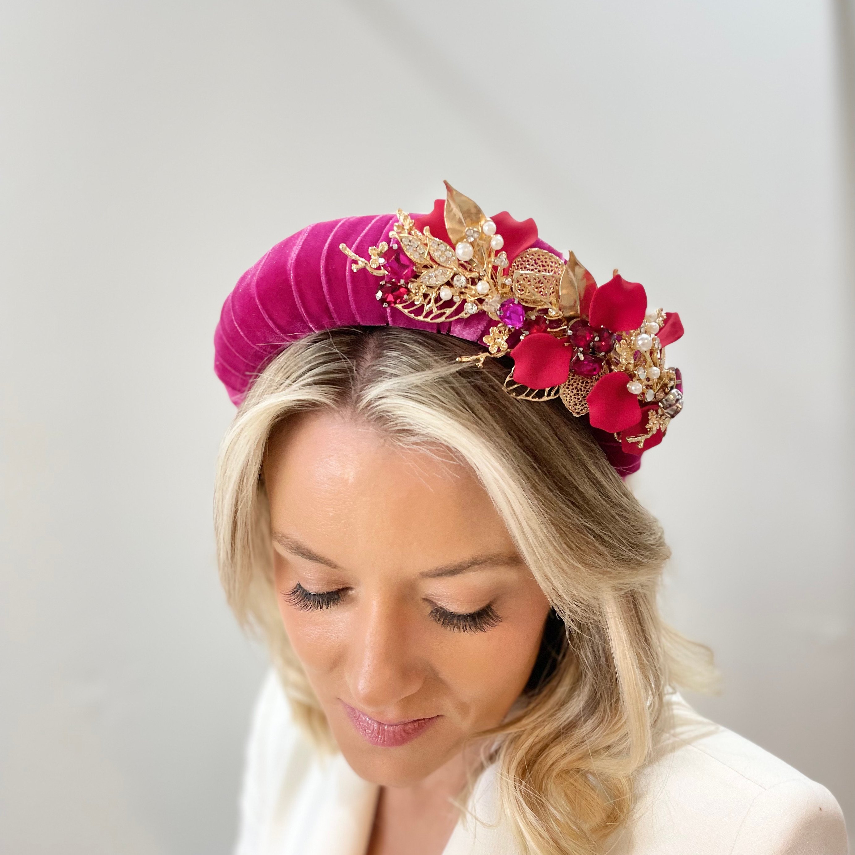 Velvet Volume Band - Pink/Red image 0