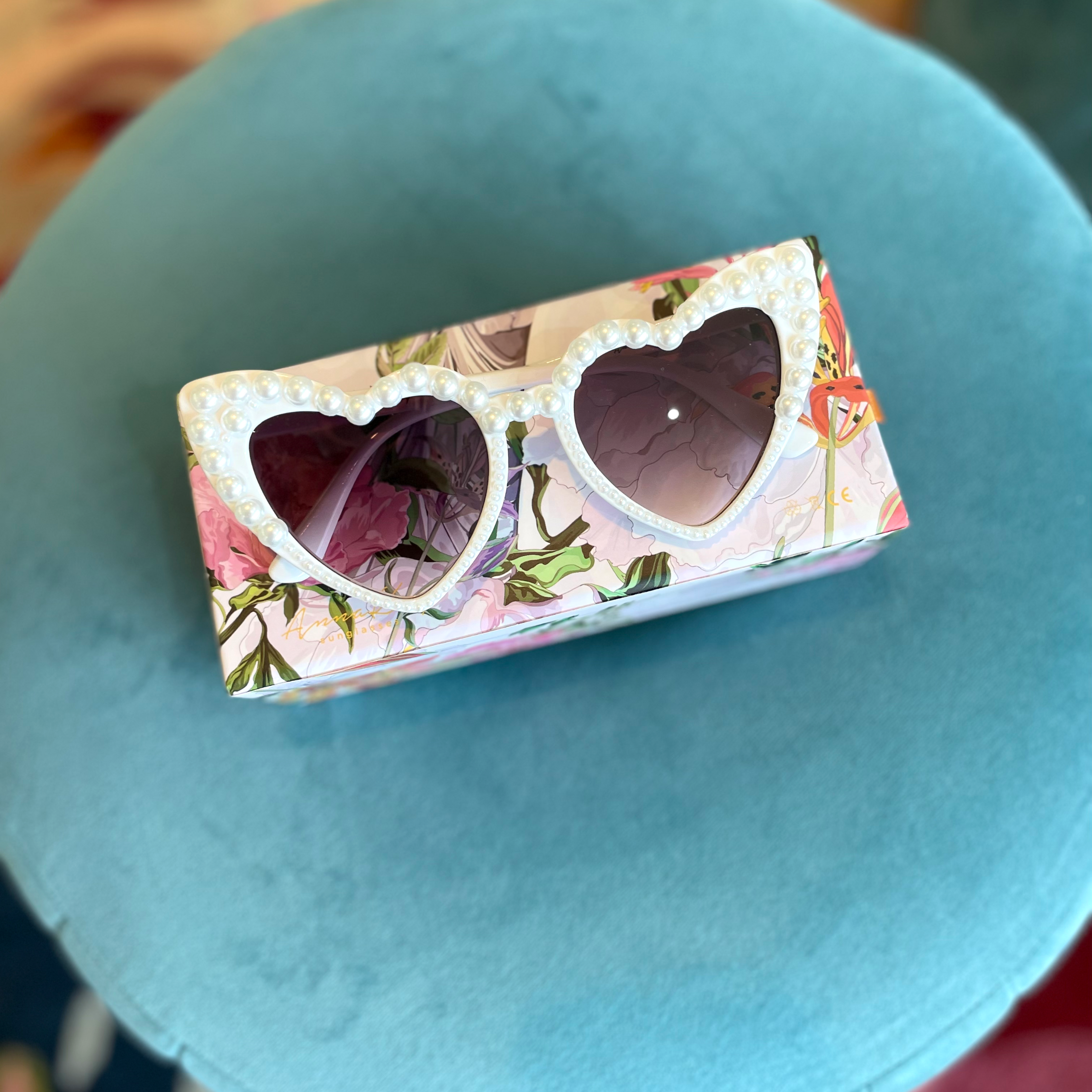 Pearl Heart Sunglasses image 0