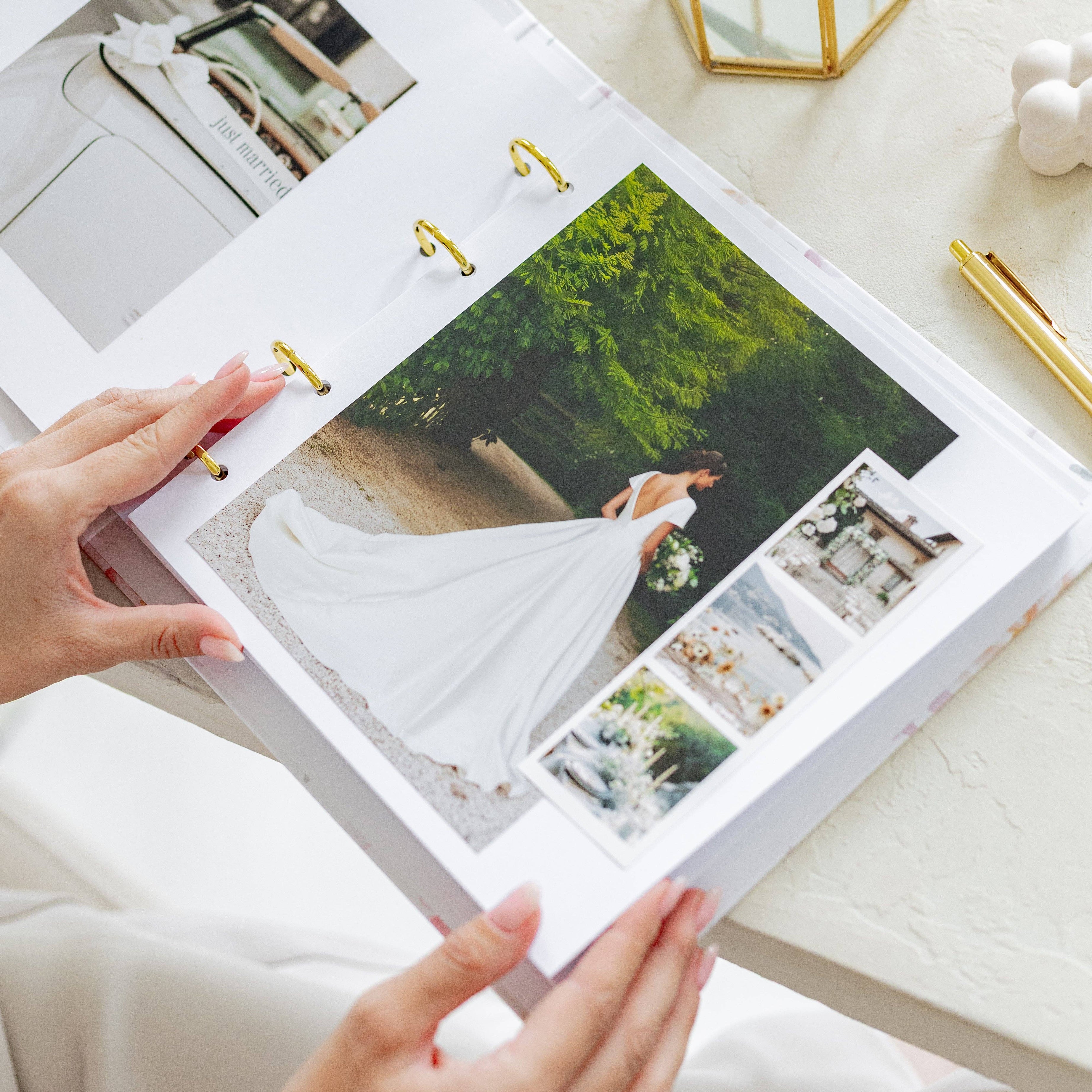 Photo Album White Peony