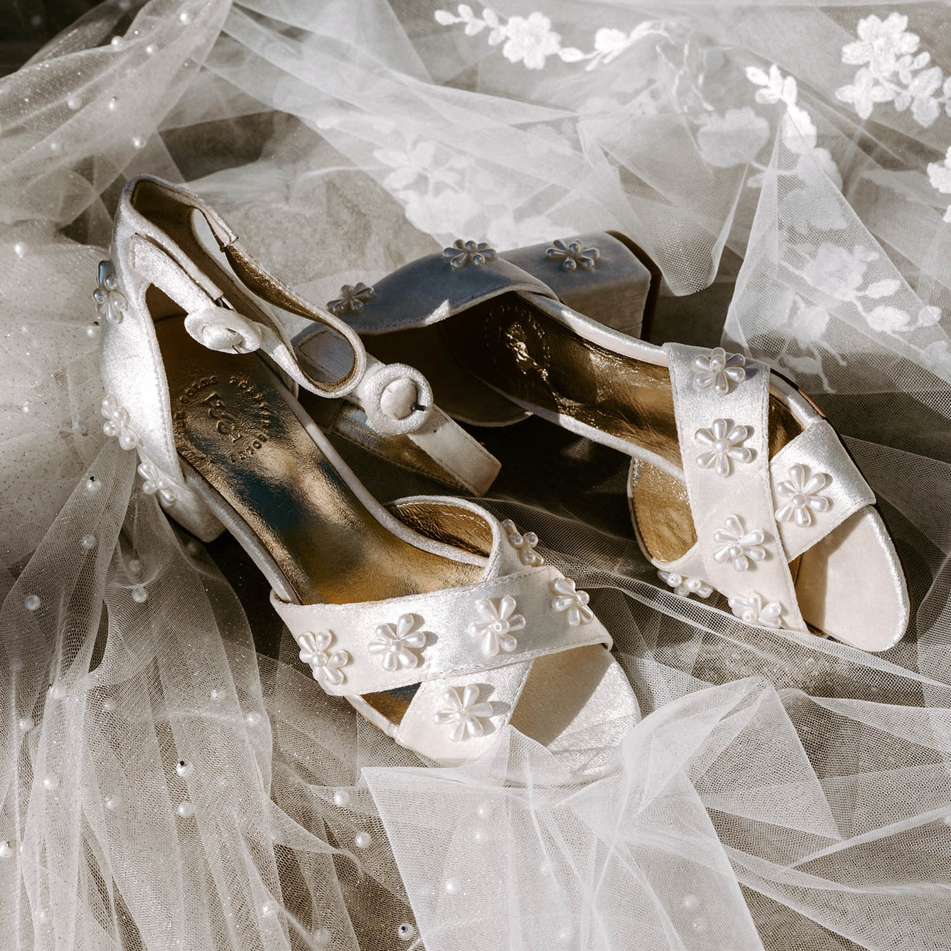 Daisy Heels - Ivory image 2