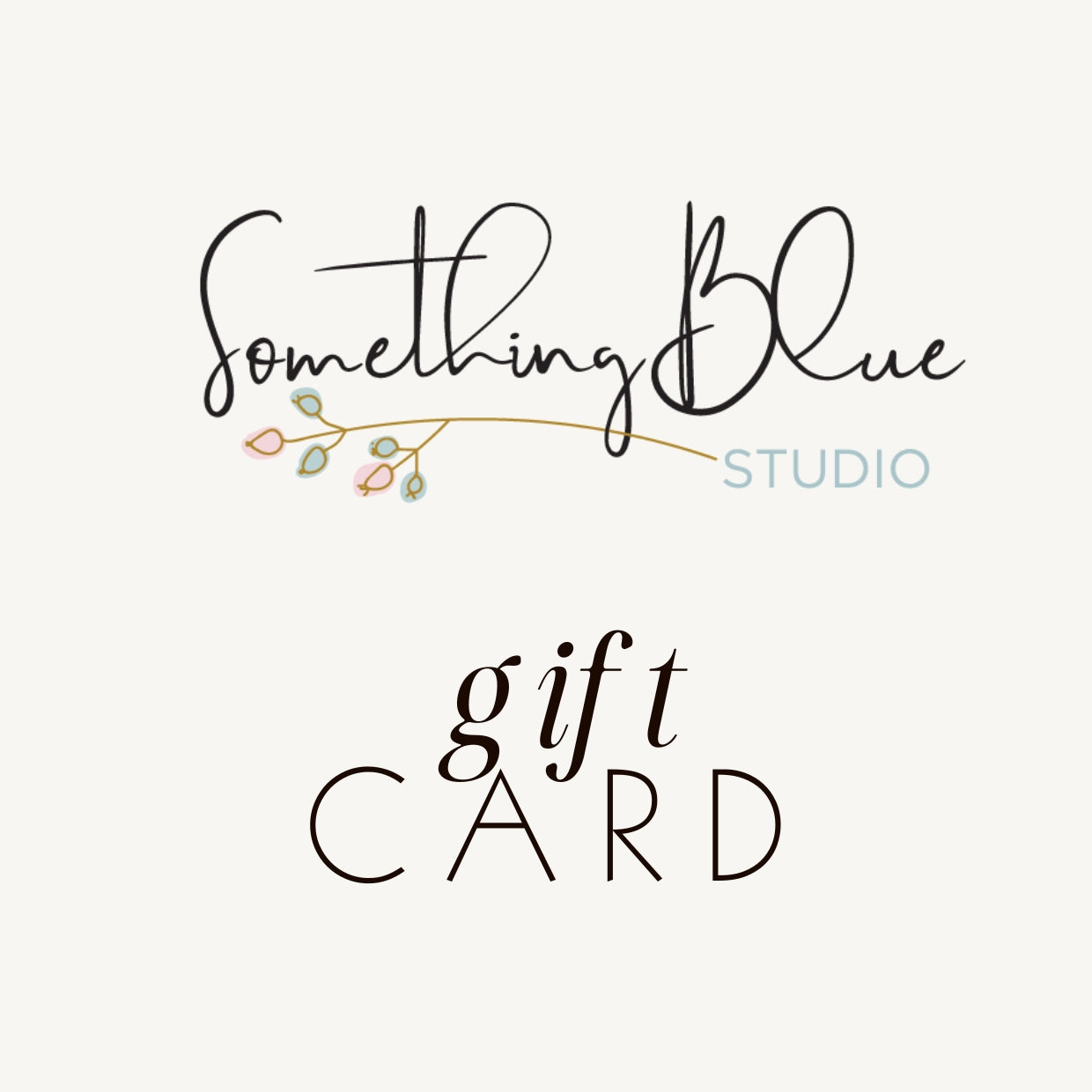 Something Blue Gift Card