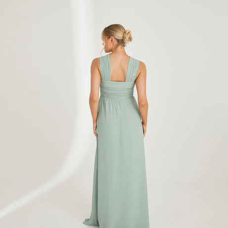 Eden Chiffon Bridesmaid Dress - Sage