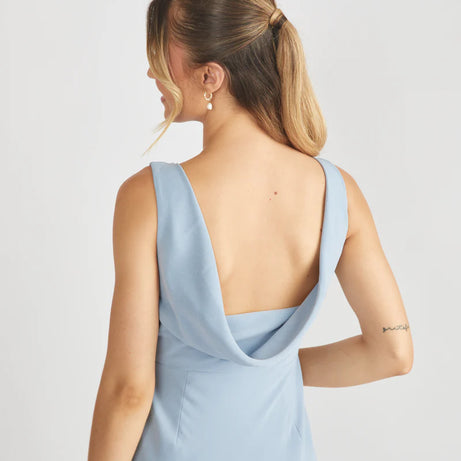 Jane - Crepe Cowl Back Bridesmaid Dress