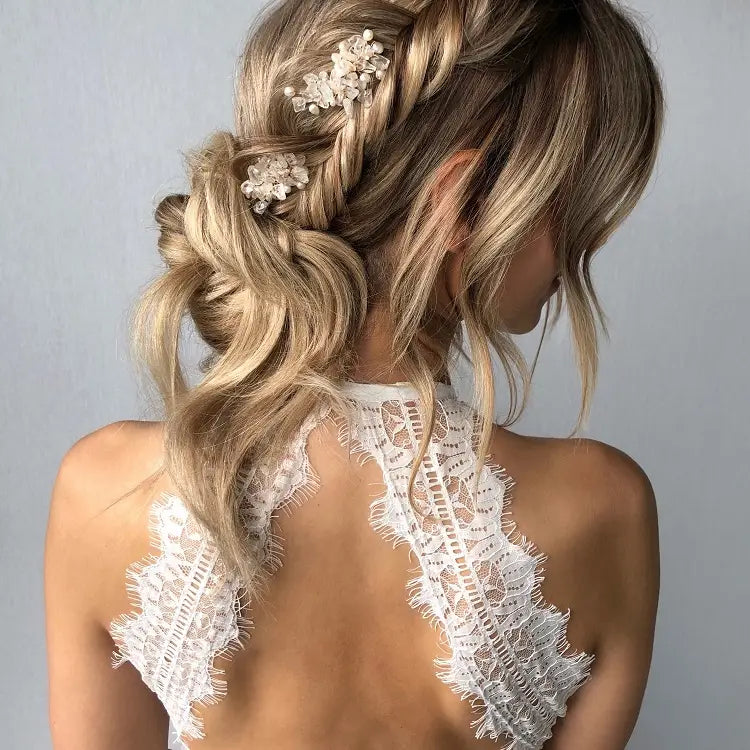 Luna Silver Hairpin Set image 0