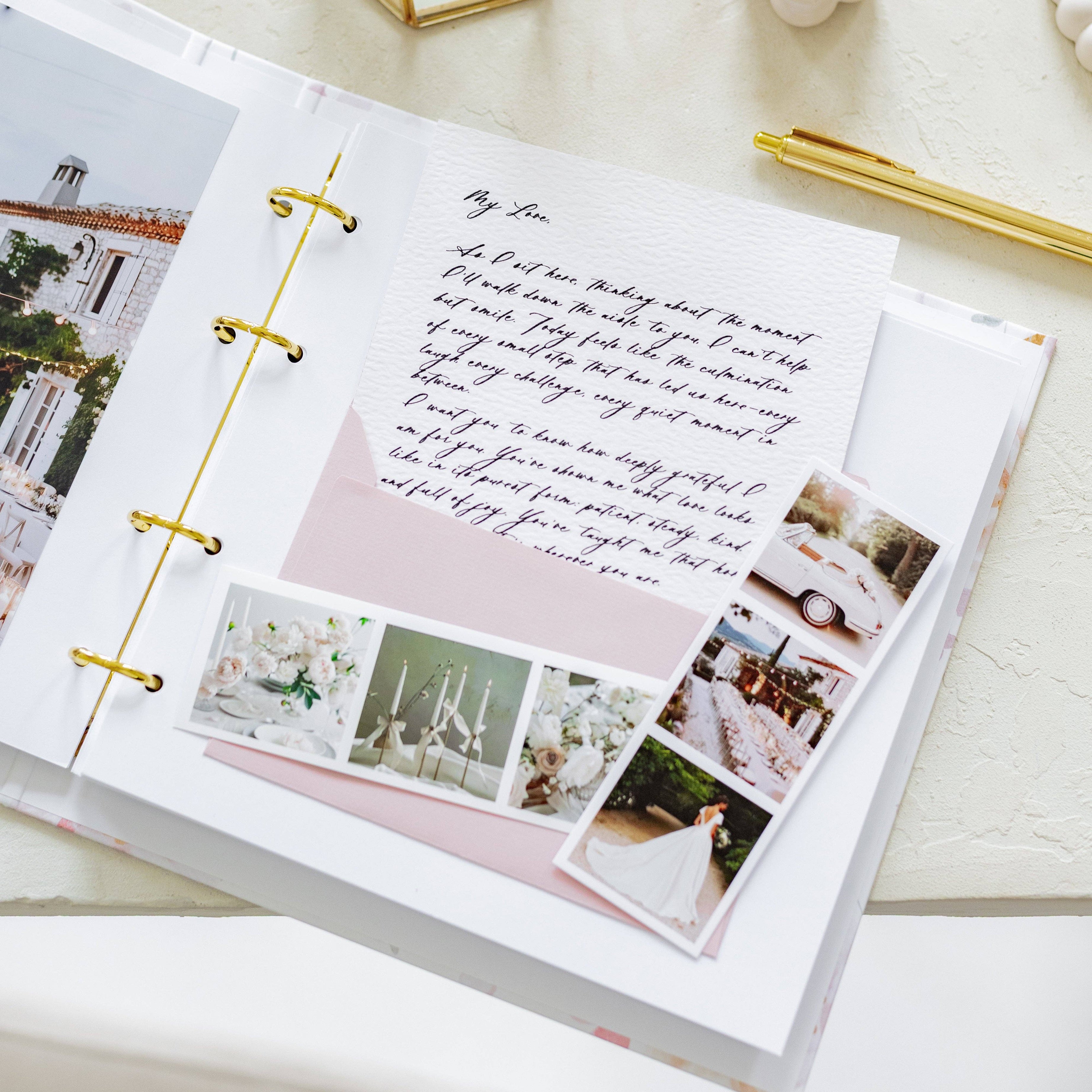 Photo Album White Peony