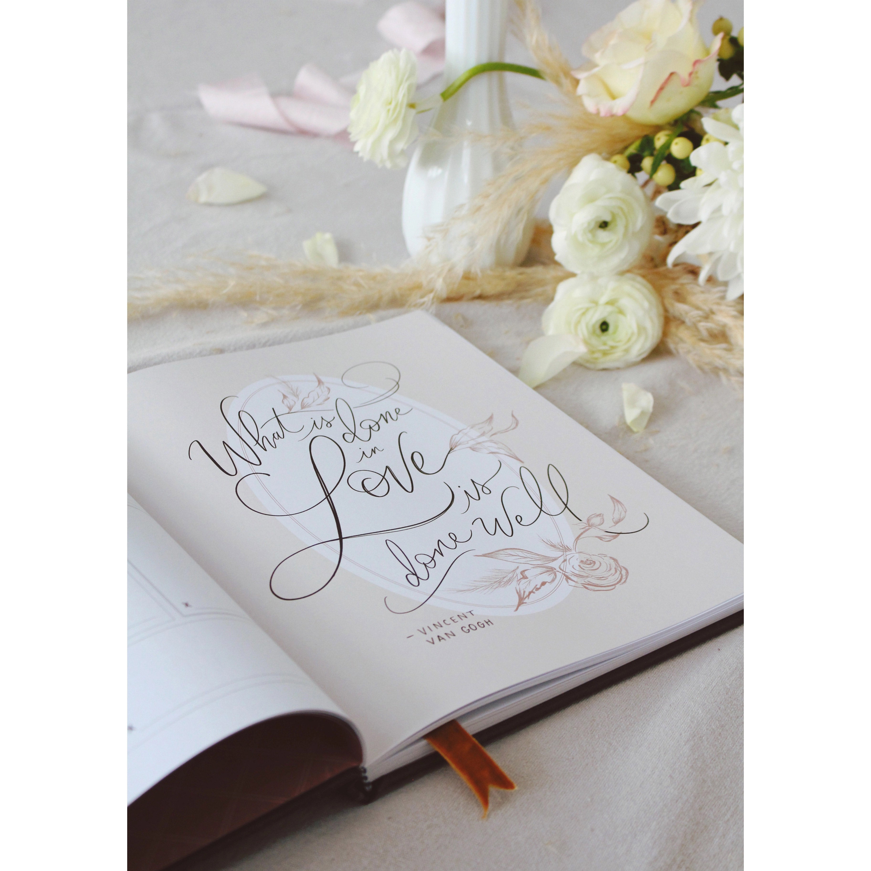 Wedding Guest Book - Dark Cover image 1