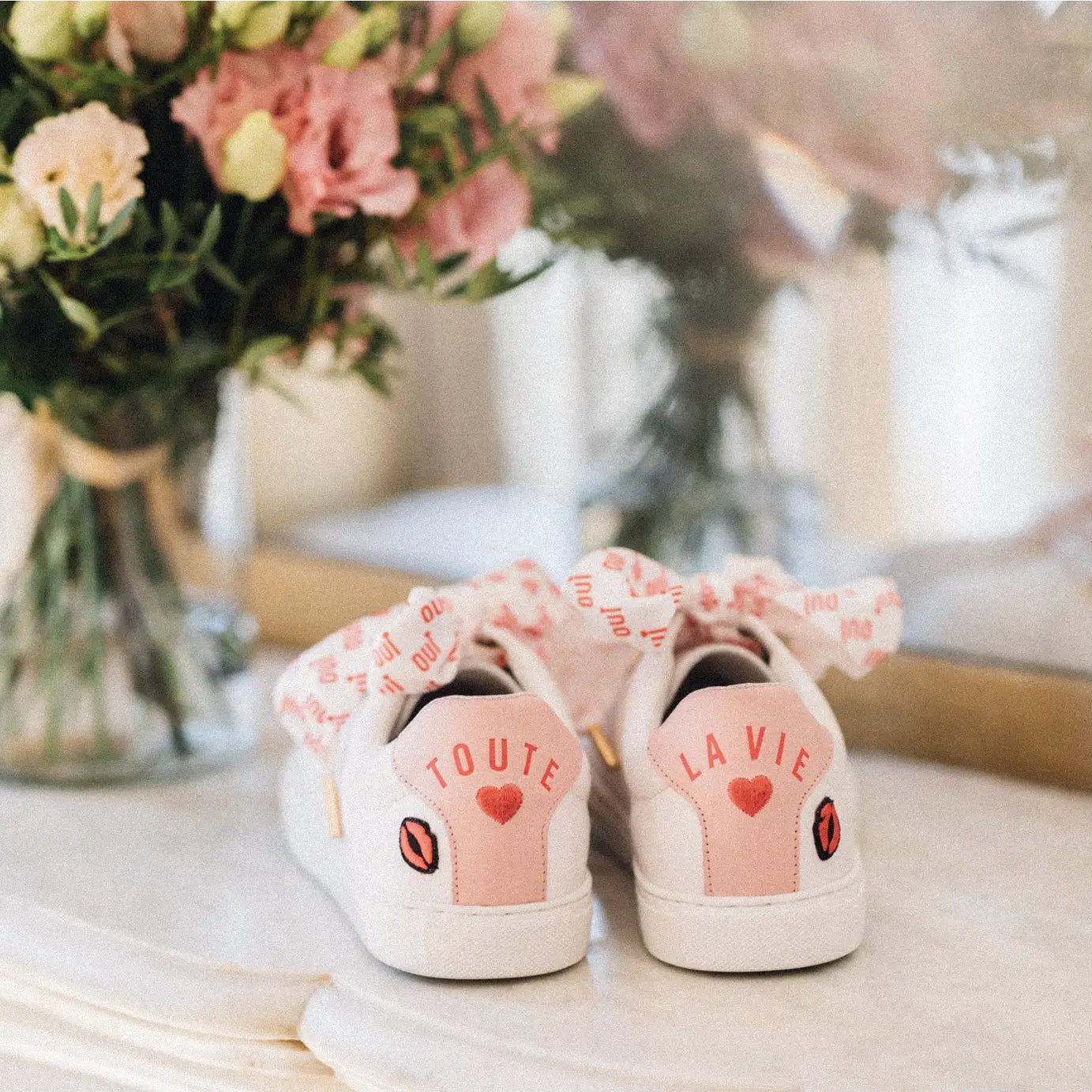 'Toute La Vie' Bridal Trainers image 0