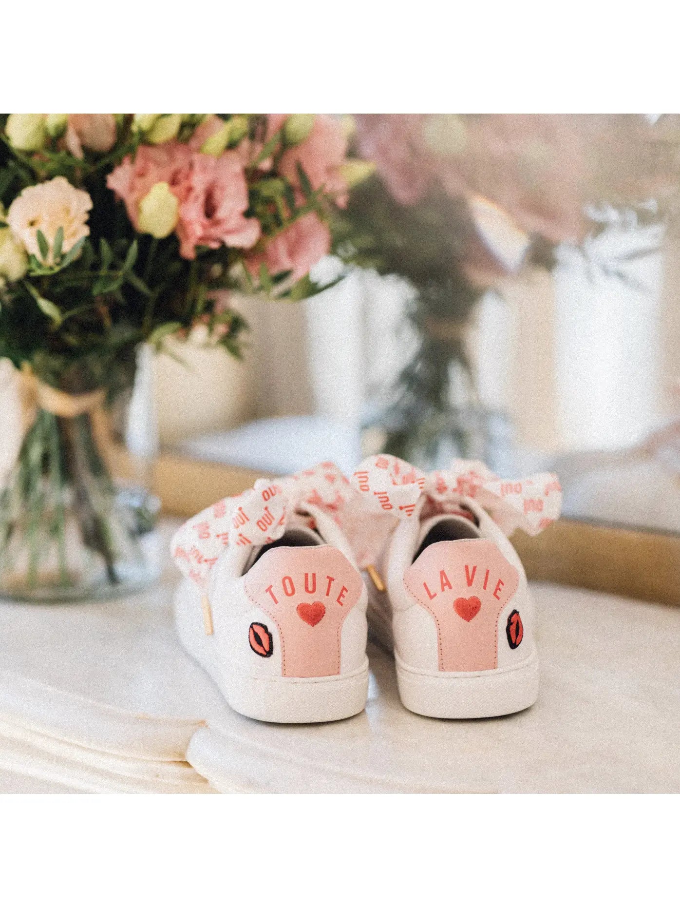 'Toute La Vie' Bridal Trainers image 0