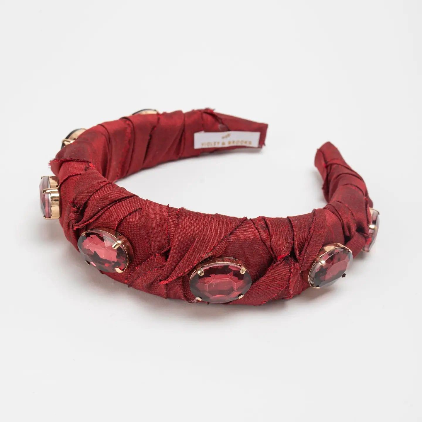 Red Crystal Knot Headband 