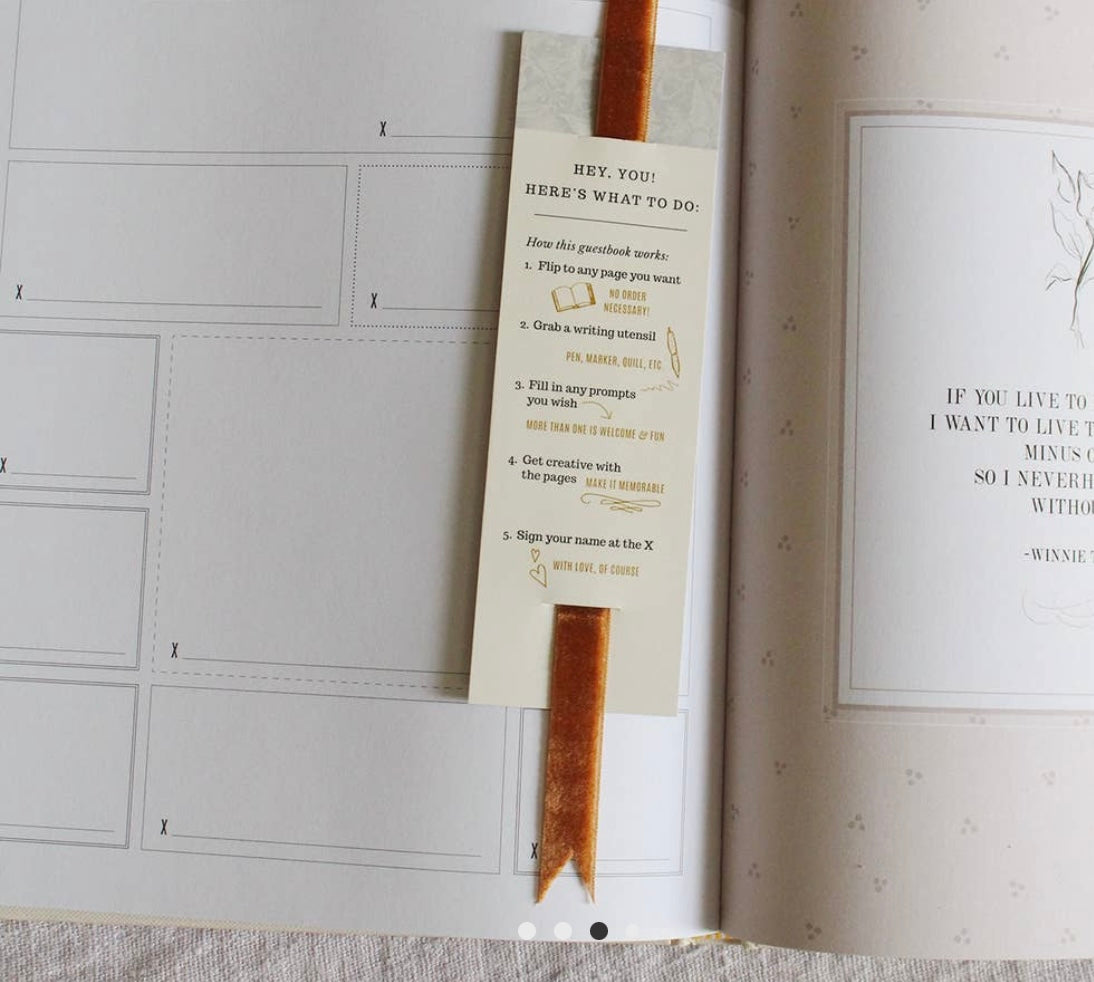 Wedding Guest Book - Dark Cover image 3