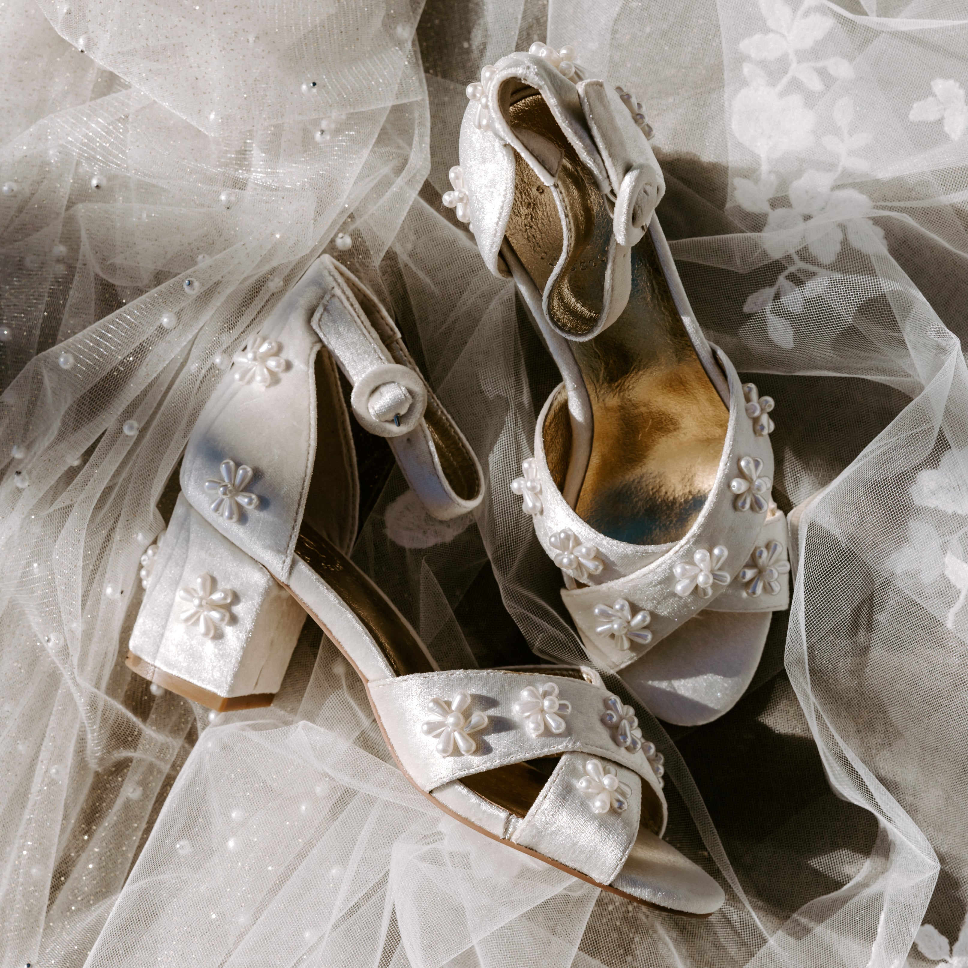 Daisy Heels - Ivory image 0