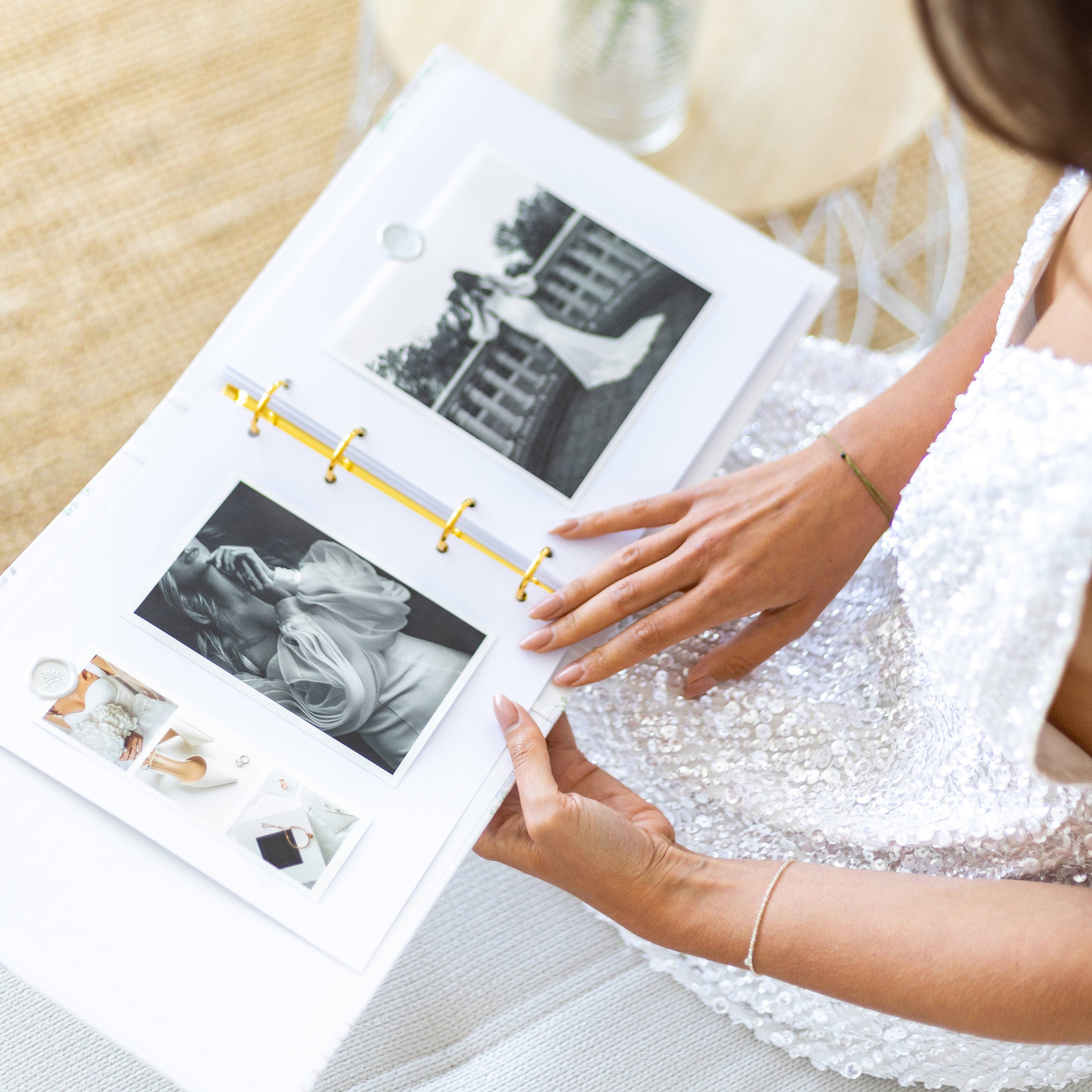 Photo Album White Peony