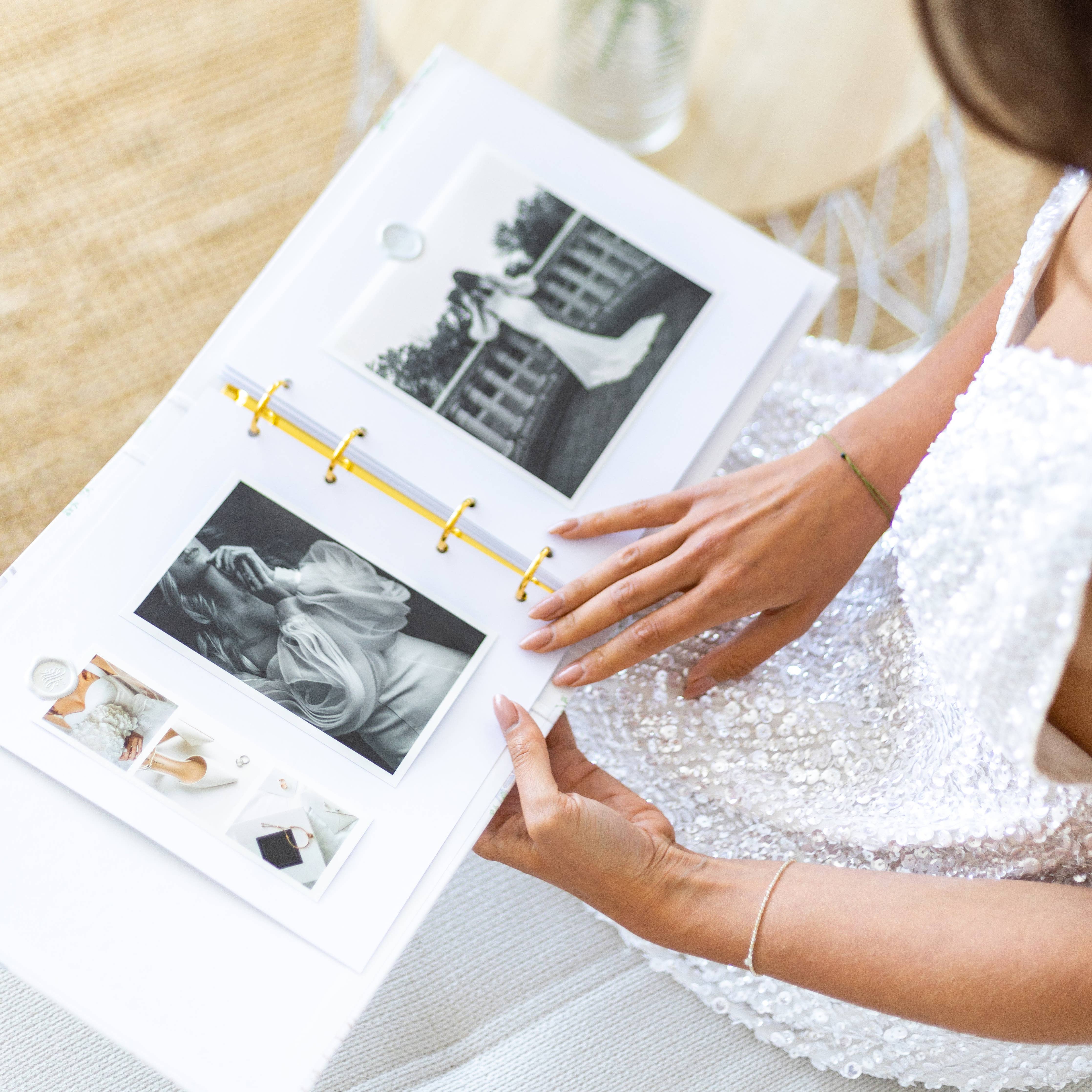 Photo Album White Peony