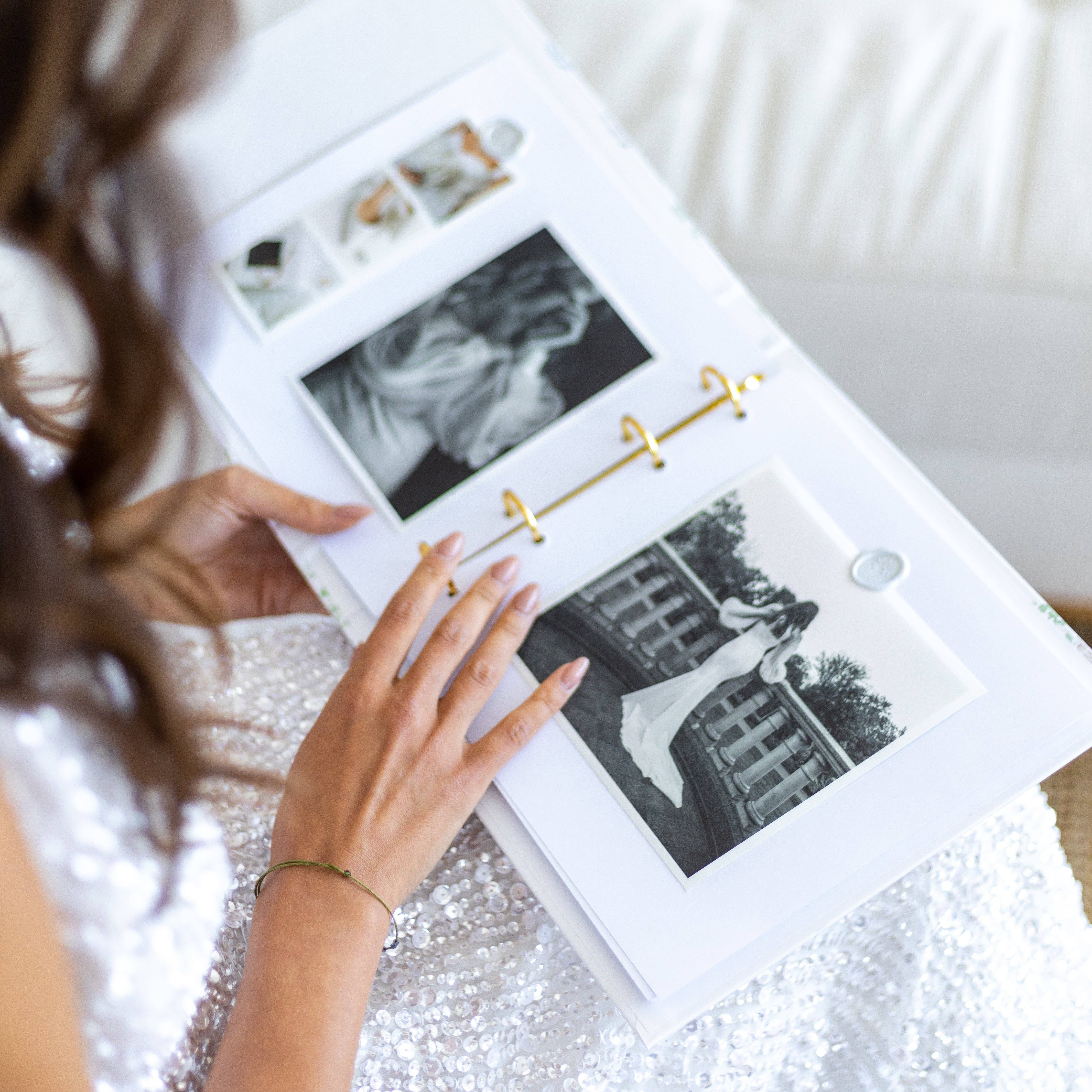 Photo Album White Peony